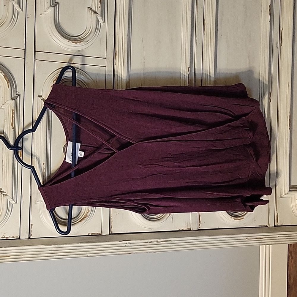 Maroon tank top